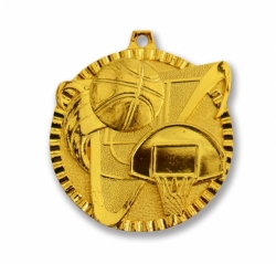 Basketbalová medaile PROFI - 6 cm