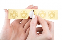 Samolepkový emblém Hasiči Ø25 mm Samolepkový emblém Hasiči Ø25 mm