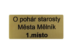 Samolepkový štítek k poháru Athény Samolepkový štítek k poháru Athény