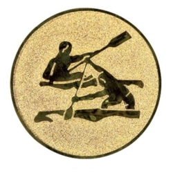 Samolepkový emblém kanoe Ø25 mm Samolepkový emblém kanoe Ø25 mm