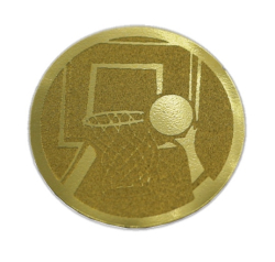 Emblém Basketbal Ø25 mm Emblém Basketbal Ø25 mm