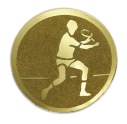 Emblém Tenis Ø25 mm Emblém Tenis Ø25 mm