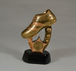 Fotbalová Resinová Soška kopačky II 16 cm