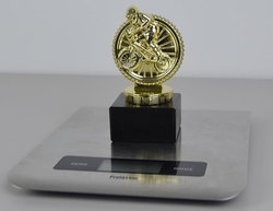 BMX soška na mramorovém podstavci 11 cm