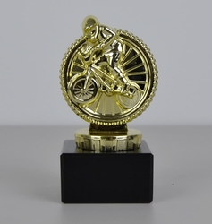 BMX soška na mramorovém podstavci 10 cm BMX soška na mramorovém podstavci 10 cm