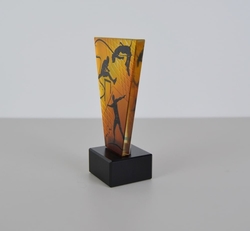 Skleněná Atletická trofej 15 cm