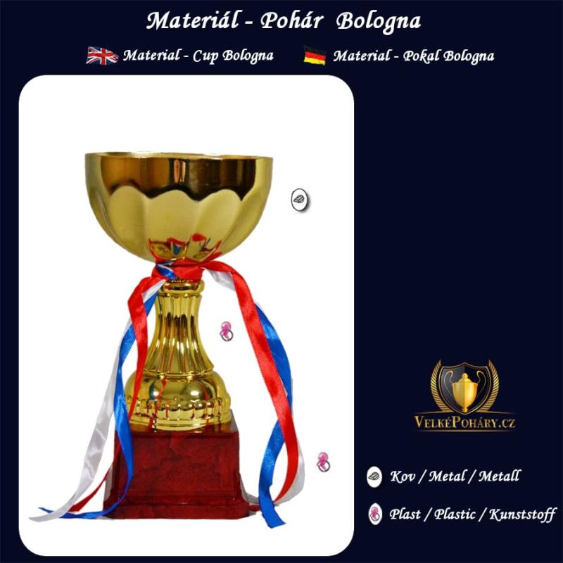 Materiál poháru Bologna