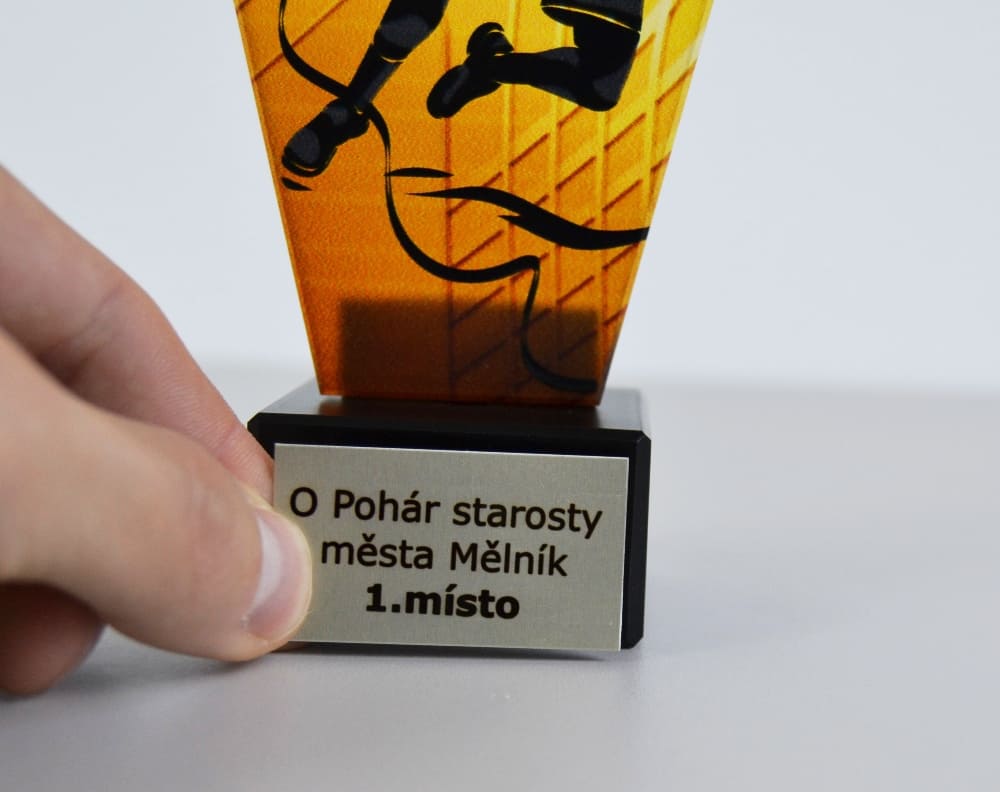 Skleněná Házenkářská trofej 15 cm