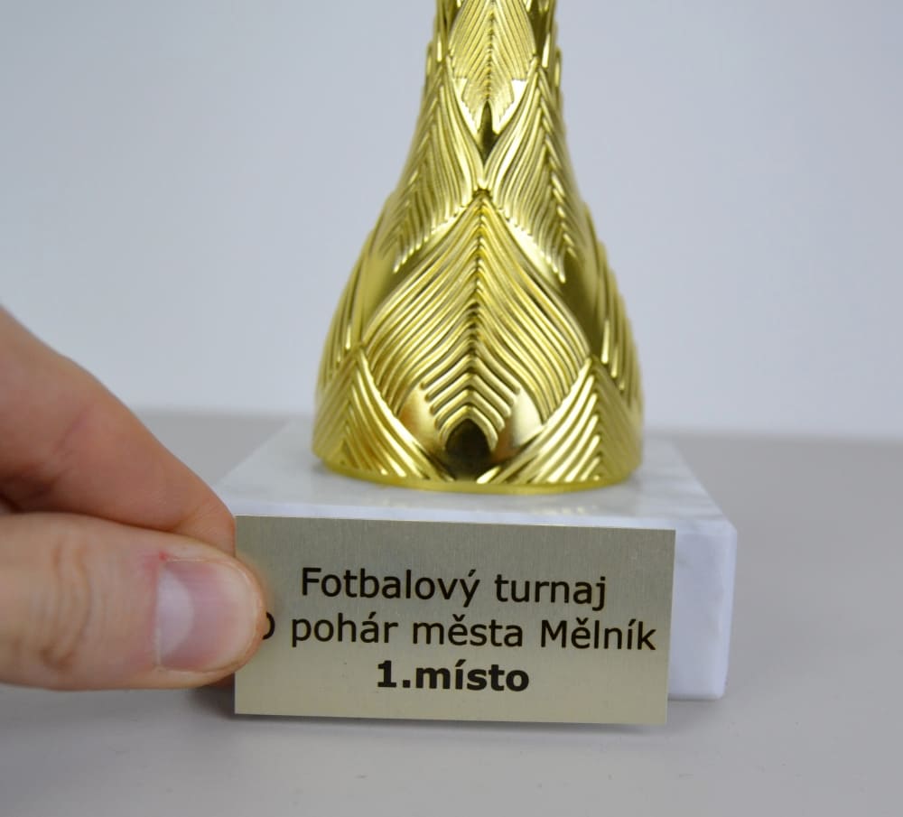 Golfový pohár Ankrara - štítek